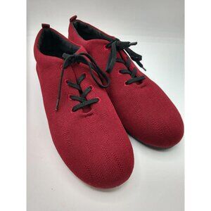 ATBT Forever Wilna 9M Red Textile Upper Lace-Up Casual Shoes For Women Size 9M